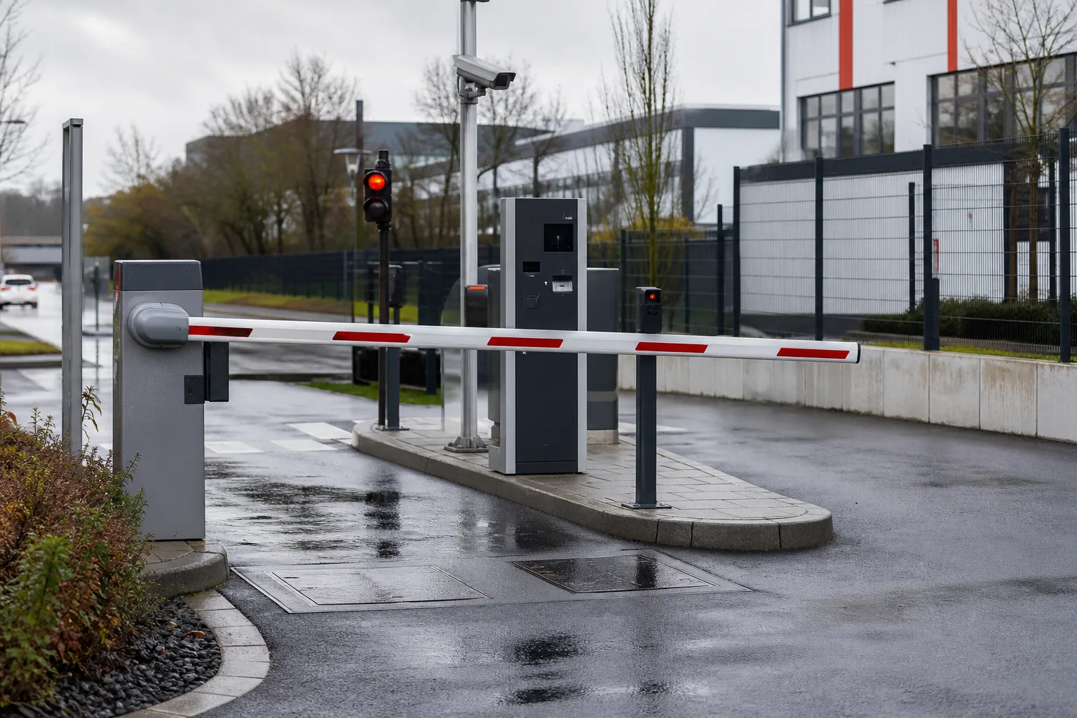 Schranke · Terminal · Fahrspur